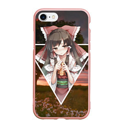 Чехол iPhone 7/8 матовый Touhou Project Reimu