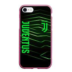 Чехол iPhone 7/8 матовый Juventus 2 green logo