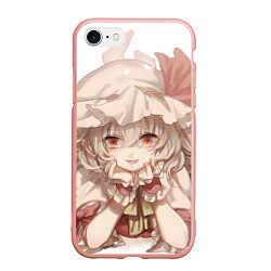 Чехол iPhone 7/8 матовый Touhou Project Flandre Scarlet Cute, цвет: 3D-светло-розовый