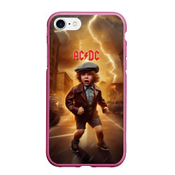 Чехол iPhone 7/8 матовый ACDC boy