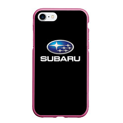 Чехол iPhone 7/8 матовый Subaru sport auto car