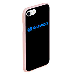 Чехол iPhone 7/8 матовый Daewoo sport korea, цвет: 3D-светло-розовый — фото 2