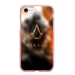 Чехол iPhone 7/8 матовый Assassins creed mirage, цвет: 3D-светло-розовый