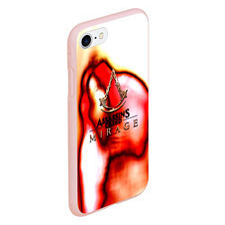 Чехол iPhone 7/8 матовый Assassins Creed mirage exclusive, цвет: 3D-светло-розовый — фото 2