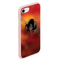 Чехол iPhone 7/8 матовый Death Stranding Kojima corp, цвет: 3D-светло-розовый — фото 2
