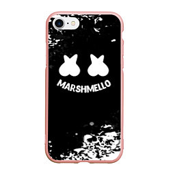 Чехол iPhone 7/8 матовый Marshmello splash