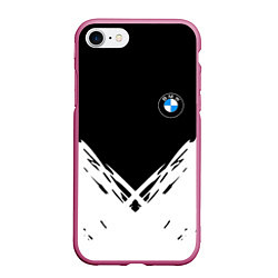 Чехол iPhone 7/8 матовый BMW стильная геометрия спорт