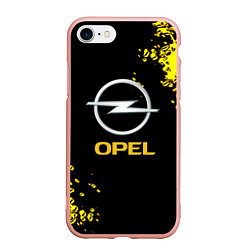 Чехол iPhone 7/8 матовый Opel желтые краски