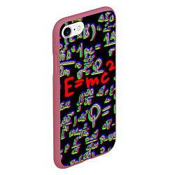 Чехол iPhone 7/8 матовый Emc2, цвет: 3D-малиновый — фото 2
