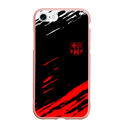 Чехол iPhone 7/8 матовый Барселона краски