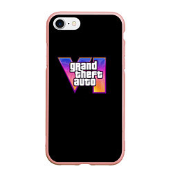 Чехол iPhone 7/8 матовый Gta 6 logo