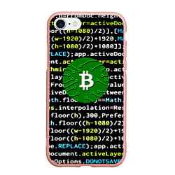 Чехол iPhone 7/8 матовый Bitcoin сатоши