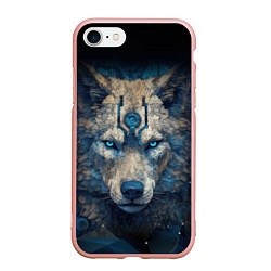 Чехол iPhone 7/8 матовый Fantasy wolf