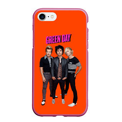 Чехол iPhone 7/8 матовый Green Day trio