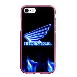 Чехол iPhone 7/8 матовый Honda neon