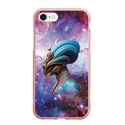 Чехол iPhone 7/8 матовый Nefertiti is from another planet, цвет: 3D-светло-розовый