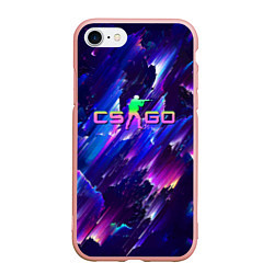 Чехол iPhone 7/8 матовый Counter Strike go - neon