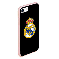 Чехол iPhone 7/8 матовый Real madrid fc club, цвет: 3D-светло-розовый — фото 2