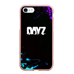 Чехол iPhone 7/8 матовый Dayz неоновые краски