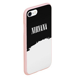 Чехол iPhone 7/8 матовый Nirvana текстура, цвет: 3D-светло-розовый — фото 2