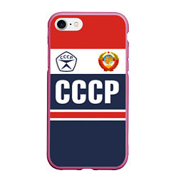 Чехол iPhone 7/8 матовый СССР - Союз Советских Социалистических Республик