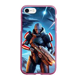 Чехол iPhone 7/8 матовый Mass Effect - ai art