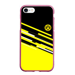 Чехол iPhone 7/8 матовый Borussia текстура спорт