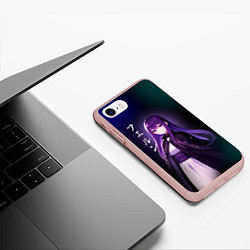 Чехол iPhone 7/8 матовый Провожающая в последний путь - Ферн, цвет: 3D-светло-розовый — фото 2