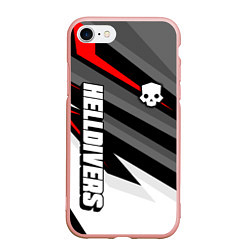 Чехол iPhone 7/8 матовый Helldivers 2: Skull Logo