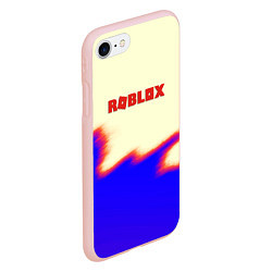 Чехол iPhone 7/8 матовый Roblox краски текстура game, цвет: 3D-светло-розовый — фото 2