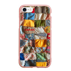 Чехол iPhone 7/8 матовый Patchwork - ai art