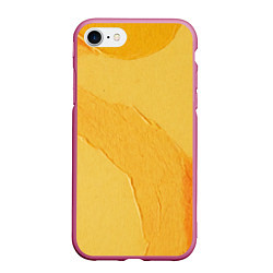 Чехол iPhone 7/8 матовый Желтая краска