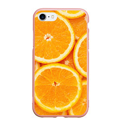 Чехол iPhone 7/8 матовый Апельсин