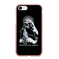 Чехол iPhone 7/8 матовый BMTH: Skull Pray