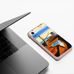 Чехол iPhone 7/8 матовый Постоянство Памяти, цвет: 3D-светло-розовый — фото 2