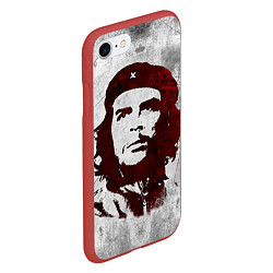 Чехол iPhone 7/8 матовый Че Гевара, цвет: 3D-красный — фото 2