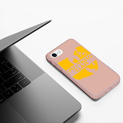 Чехол iPhone 7/8 матовый Wu-Tang Clan, цвет: 3D-светло-розовый — фото 2