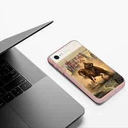 Чехол iPhone 7/8 матовый Святая русь, цвет: 3D-светло-розовый — фото 2