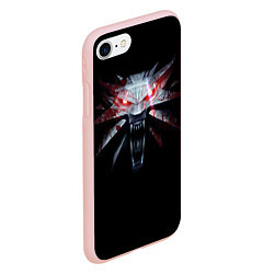 Чехол iPhone 7/8 матовый Медальон, цвет: 3D-светло-розовый — фото 2