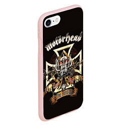 Чехол iPhone 7/8 матовый Motorhead: The best of, цвет: 3D-светло-розовый — фото 2