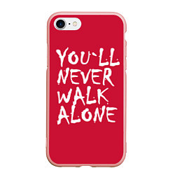 Чехол iPhone 7/8 матовый You'll never walk alone