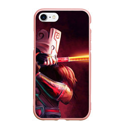Чехол iPhone 7/8 матовый Juggernaut, цвет: 3D-светло-розовый