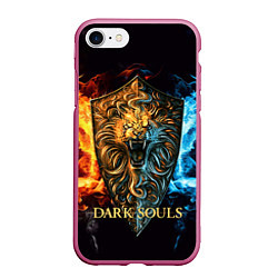 Чехол iPhone 7/8 матовый Dark Souls: Lion Shield