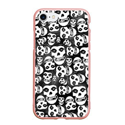 Чехол iPhone 7/8 матовый Misfits Pattern