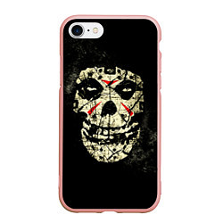 Чехол iPhone 7/8 матовый Misfits: Death Face