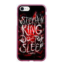 Чехол iPhone 7/8 матовый Doctor Sleep, цвет: 3D-малиновый