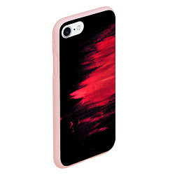 Чехол iPhone 7/8 матовый Краска, цвет: 3D-светло-розовый — фото 2