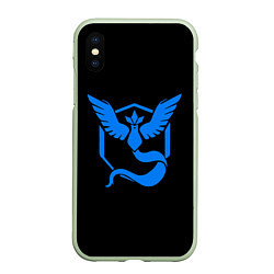 Чехол iPhone XS Max матовый Pokemon Blue Team