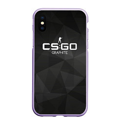 Чехол iPhone XS Max матовый CS:GO Graphite