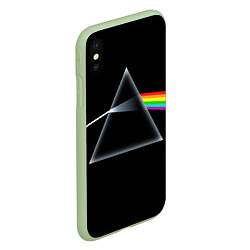 Чехол iPhone XS Max матовый Pink floyd, цвет: 3D-салатовый — фото 2